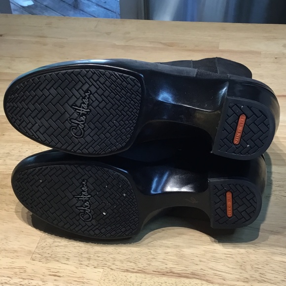 Cole Haan Black Sara Boots w/Nike Air Soles - Picture 5 of 7